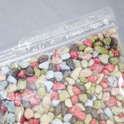 月の小石チョコA1kgジップ付きパック